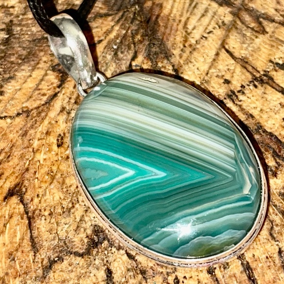Botswana Agate Pendant 2” - Picture 5 of 7